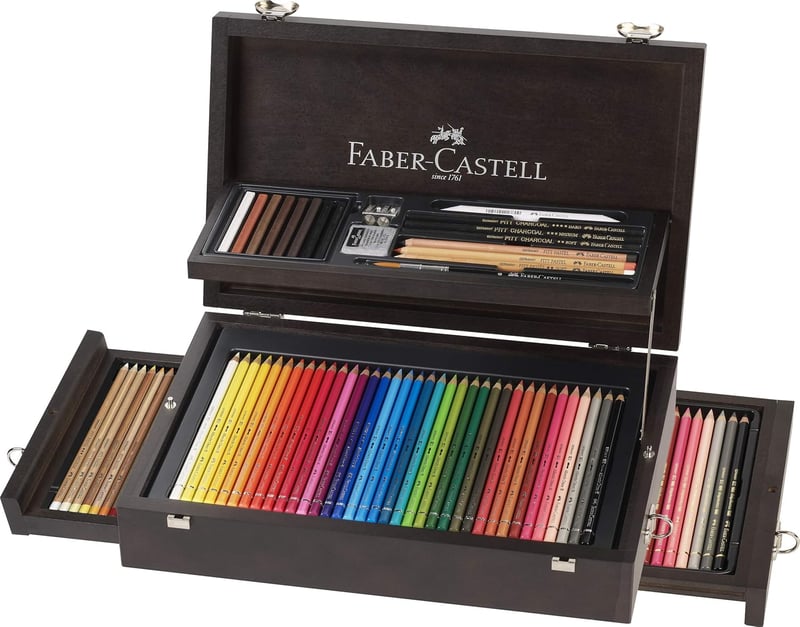Faber-Castell Polychromos & Albrecht Dürer A&G Collection fa koffer - 125 db