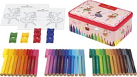 Súprava fixiek Faber-Castell 155534 Connector v balerínkovom puzdre, 33 kusov 2