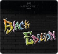 Sada farebných ceruziek Faber-Castell Black Edition Blackwood - 24 ks, kovová škatuľka 7