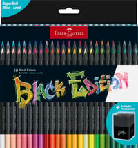 Sada farebných ceruziek Faber-Castell Black Edition, 50 kusov v kartónovej škatuľke 2