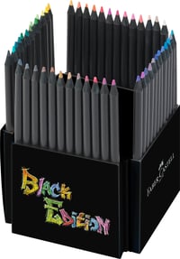 Sada farebných ceruziek Faber-Castell Black Edition, 50 kusov v kartónovej škatuľke 1