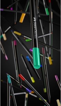 Sada farebných ceruziek Faber-Castell Black Edition, 50 kusov v kartónovej škatuľke 9