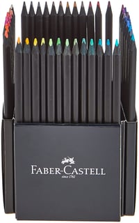 Sada farebných ceruziek Faber-Castell Black Edition, 50 kusov v kartónovej škatuľke 4