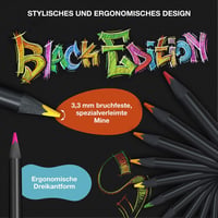 Faber-Castell Blackwood Black Edition színes ceruza készlet - 12 db-os tokban 5