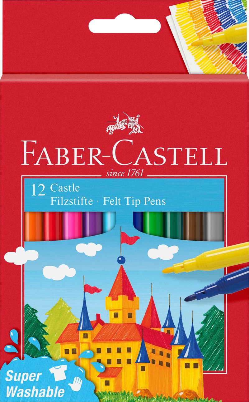 Faber-Castell Castle 554201 set flomastera - 12 kom, perivi