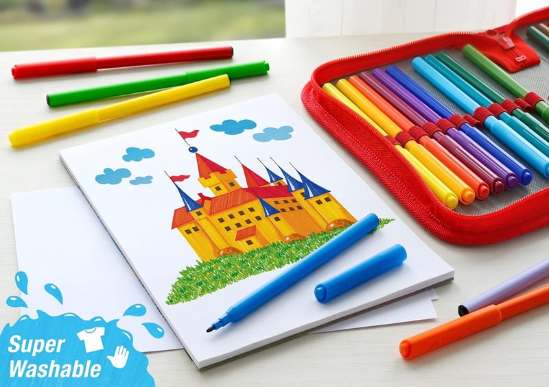Faber-Castell Castle filctoll készlet - Kreatív rajzoláshoz - 12 pcs. (pack of 1)