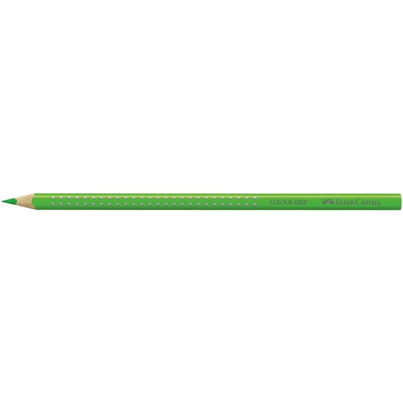 Hrubá farebná ceruzka Faber-Castell Colour Grip – trávovo zelená