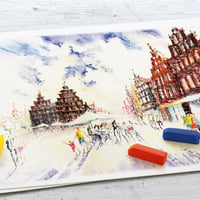 Set de cretă pastel moale Faber-Castell Creative Studio – 24 bucăți, set de desen artistic 5