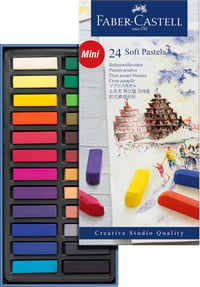 Set de cretă pastel moale Faber-Castell Creative Studio – 24 bucăți, set de desen artistic 1