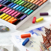 Set de cretă pastel moale Faber-Castell Creative Studio – 24 bucăți, set de desen artistic 3