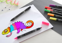 Sada obojstranných fixiek Faber-Castell, 20 ks – Tenké a hrubé kresliace fixky pre deti aj dospelých 3