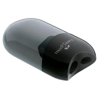 Ascuțitoare Dublă Faber-Castell Neagră - Set de 3 bucăți, Ascuțitoare cu două orificii 2