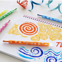 Súprava vysúvacích voskových pasteliek Faber-Castell, 24 ks – Detská súprava na kreslenie pre kreatívnu tvorbu 2