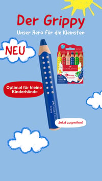 Strúhadlo na ceruzky Faber-Castell Grippy s ochranou proti porezaniu, modré 4