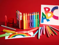Set Creioane Colorate Faber-Castell Grippy 16 buc cu Ascuțitoare - Set de Desen pentru Copii 4