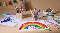 Set Creioane Colorate Faber-Castell Grippy 16 buc cu Ascuțitoare - Set de Desen pentru Copii 8
