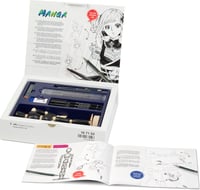 Sada na kreslenie Faber-Castell Manga Starter Set Pitt Artist Pen – 6-dielna súprava – 0,5 mm, bez tuhy (stav: pozri 2. obrázok) 5