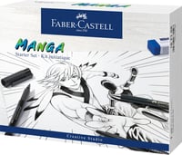 Sada na kreslenie Faber-Castell Manga Starter Set Pitt Artist Pen – 6-dielna súprava – 0,5 mm, bez tuhy (stav: pozri 2. obrázok) 4