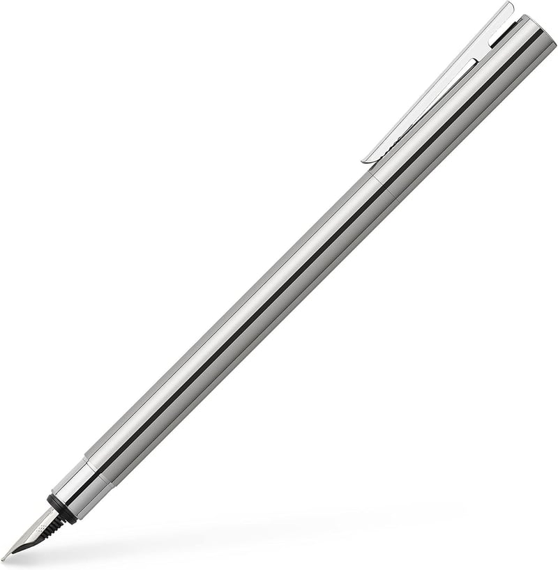 Faber-Castell NEO Slim töltőtoll - ezüst, EF tollhegy
