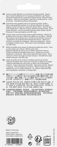 Sada ceruziek Faber-Castell Pitt Graphite Matt, 6 ks grafitových ceruziek, guma a strúhadlo, čierna 2