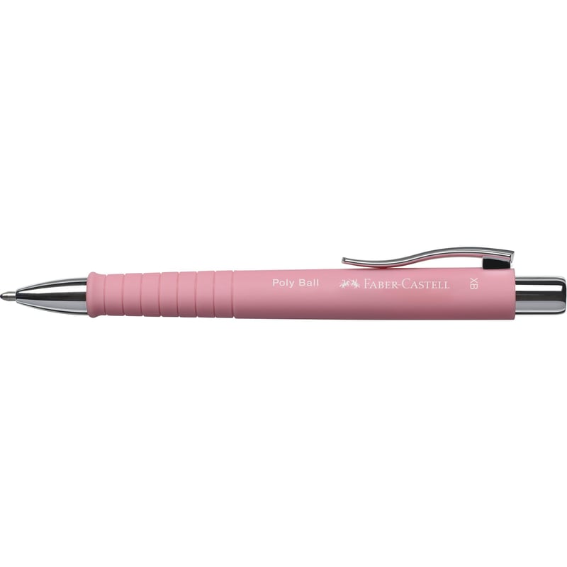 Guľôčkové pero Faber-Castell Poly Ball XB – ružové – 1 ks