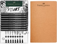 Set de schițe Faber-Castell cu caiet de desen – set de 9 piese pentru începători și avansați 4