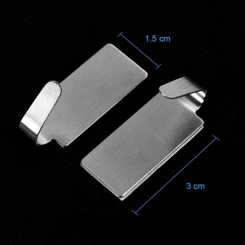 Faburo Öntapadós Kampó Szett 12 db, Erős Falra Ragasztható Horog Fürdőszobához és Konyhához - Pack of 12