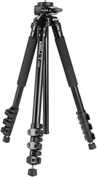 KINGJOY F1008R Professzionális Állvány - Forgatható és Dönthető Középoszlop Étel- és Termékfotózáshoz - Fekete Tripod Fotósoknak 14