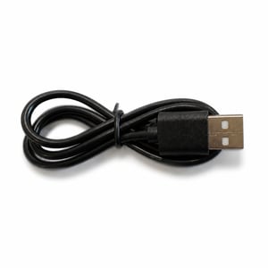 USB nabíjací kábel Luoran M4B pre MP3 MP4 prehrávač, čierny, náhradný dátový kábel pre Bluetooth prehrávač