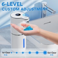 Fachixy Automata Szappan Adagoló 380ml Digitális Kijelzővel USB Töltéssel 3