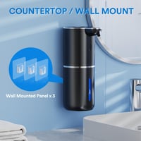 Fachixy Automata Szappan Adagoló Digitális Kijelzővel 380ml USB Töltés IPX5 Vízálló 4