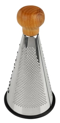 Răzătoare pentru brânză și legume din oțel inoxidabil Fackelmann 31036, cu mâner din lemn certificat FSC, 24 x 12 cm 3