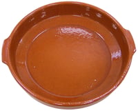 Bol ceramic Fackelmann Classic 32 cm - vas tradițional din lut, compatibil cu plita pe gaz, electrică, cuptorul cu microunde și cuptorul clasic, culoare naturală, 1 buc. 1
