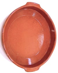 Bol ceramic Fackelmann Classic 32 cm - vas tradițional din lut, compatibil cu plita pe gaz, electrică, cuptorul cu microunde și cuptorul clasic, culoare naturală, 1 buc. 2