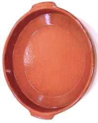 Bol ceramic Fackelmann Classic 32 cm - vas tradițional din lut, compatibil cu plita pe gaz, electrică, cuptorul cu microunde și cuptorul clasic, culoare naturală, 1 buc. 3