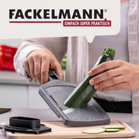 Fackelmann rozsdamentes zöldségvágó 4 fokozatú szeletelővel és maradék tartóval 7