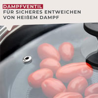 Fackelmann üveg fedő 28 cm fekete bakelittel 4
