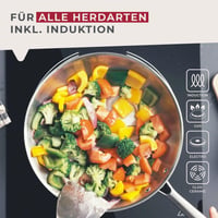 Fackelmann VITA3 tava 20 cm promjera - Inox indukcijska tava s ergonomskom ručkom, otporna na pećnicu do 200°C, periva u perilici posuđa 6