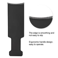 Yosoo Health Gear Balayage Festőlap Fogazattal - Professzionális Hajfestő Eszköz Melírhoz, Otthoni és Szalonhasználatra (Közepes, Fekete) 9