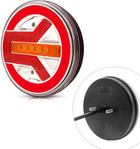 AOJO LED hátsó lámpa 12V/24V, E-jelzéssel, vízálló, univerzális 6
