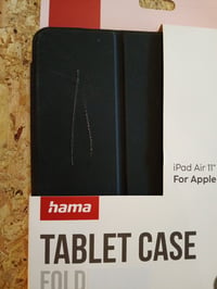 Husă tabletă Hama Fold Clear pentru iPad Air 11" (2024/2025/2026) și 10.9" (2020/2022) — deteriorare estetică pe partea frontală (stare: vezi imaginea 2) 2