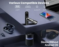Hordozható 4K Full HD mini projektor, 180° forgatható, WiFi, 130" kijelző 8