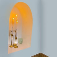 FAEFTY 24 db fehér LED lángmentes hosszú gyertya, elemes asztali dekor karácsonyra és esküvőre 6