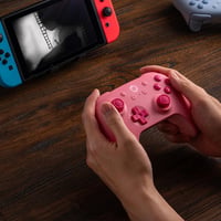 8bitdo Ultimate 2C Bluetooth Kontroller Nintendo Switch-hez - Rózsaszín, Hall-Effekt Joystick, Programozható Gombok, 15 Órás Üzemidő, Mozgás 7
