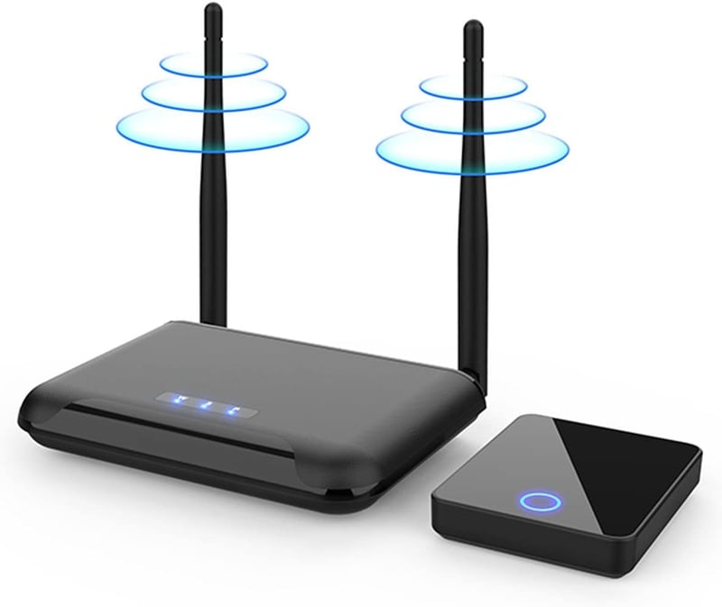 HDMI Vezeték Nélküli Adó-Vevő Szett 4K 1080P - TV, PC, Laptop Kompatibilis