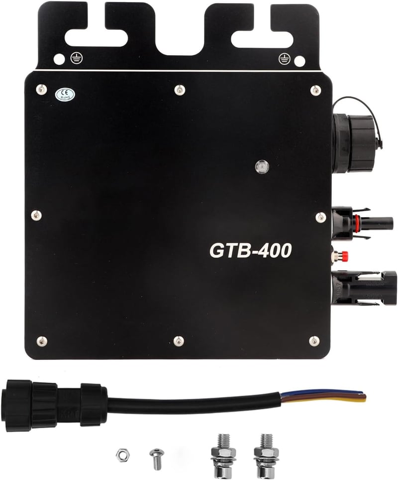 Fafeicy 400W napelemes inverter tiszta szinuszhullám GTB-400 230V