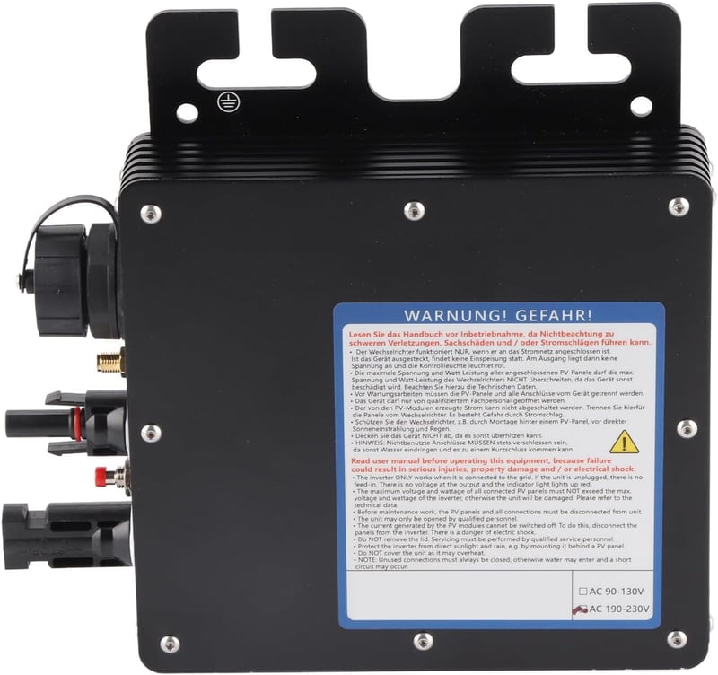 Fafeicy 400W napelemes inverter tiszta szinuszhullám GTB-400 230V