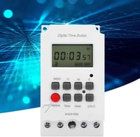 Fafeicy digitális időzítő LCD kijelzővel 32 csoportos programozható 220V 7