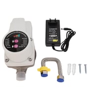 Fafeicy IP64 pumpa za povećanje tlaka vode 100-200W, 25-35 L/min, automatski motor bez četkica s 3 brzine, za slavine, WC, tuševe, bojlere, EU utikač 1