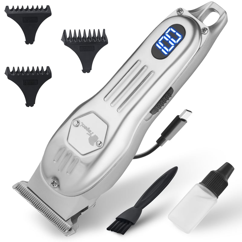 Trimmer Profesional de Tuns pentru Bărbați Fagaci, Lamă în formă de T pentru Linii Precise, Conturare Detaliată